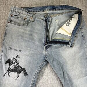 Levi's 505 basket case cowboy Men (38X32) straight leg rodeo western jeans Pants